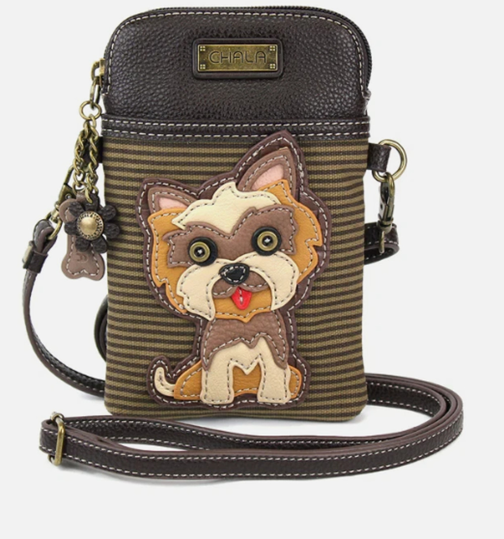 Chala Cell Phone Crossbody Bag, Yorkshire Brown